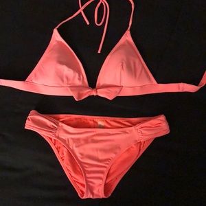 👙 VICTORIAS SECRET VS Watermelon Pink Bikini Med